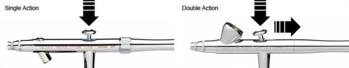 single vs dual action airbrush